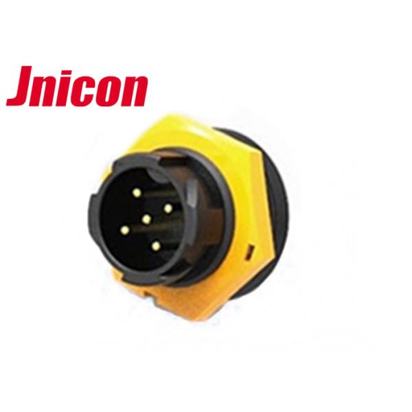 5 Pin Waterproof Connector M19 IP67 Panel Mount High Mating Cycle Power Connector