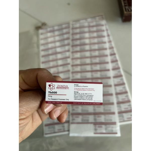 GHK-CU PVC self adhesive label sample 3