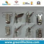 Metal Suspender Clip W/Safety Pin and PVC Clear Tape