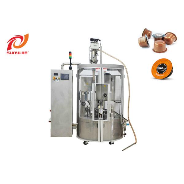 A Modo Mio Rotary Coffee Capsule Filling Sealing Packing Machine