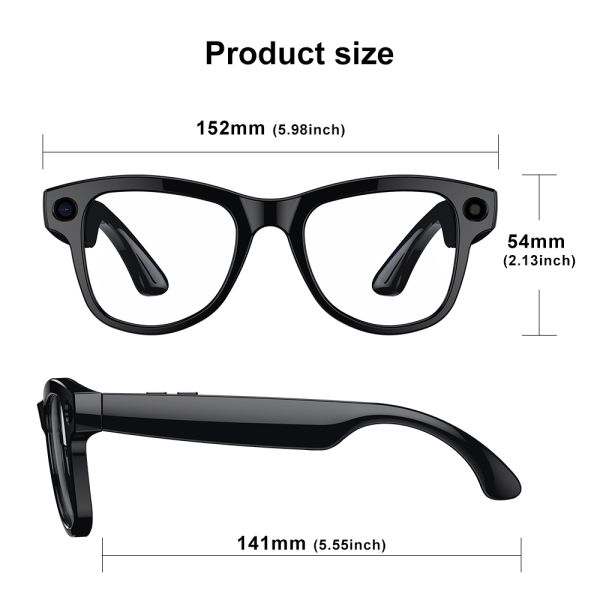 M02 AI Smart Video Camera Glasses