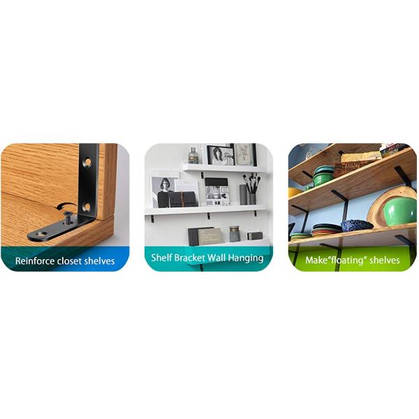 Sturdy Nonstandard Corner Brackets Joint Right Angle Bracket for Secure Wall Mounting