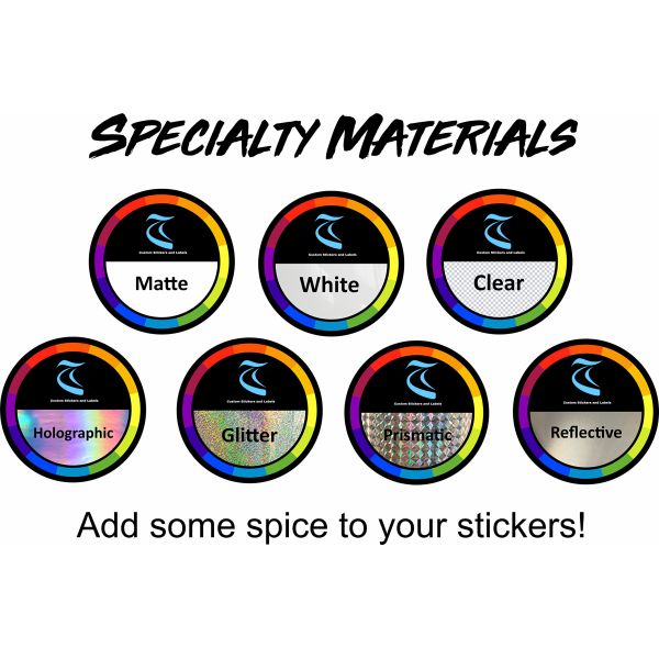 Waterproof Die Cut Stickers Matte Surface Custom Shape Professional