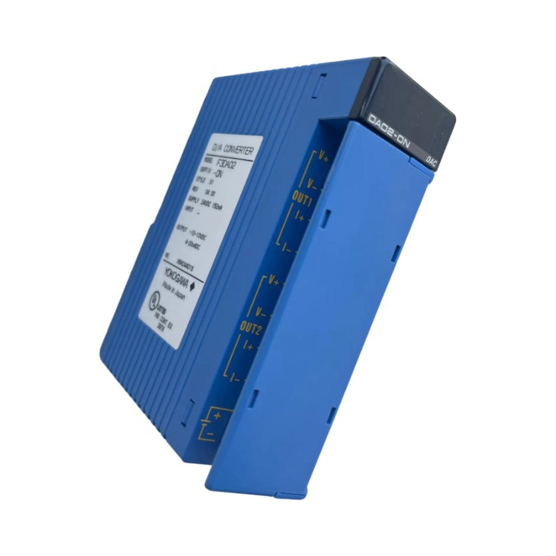 Yokogawa F3DA02-0NS1 2-Channel Analog Output Module with 12-bit Resolution and Photo-coupler Isolation for FA-M3 PLC