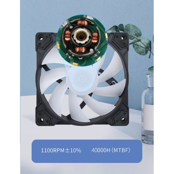 Remote Control Adjustment Light Computer Rgb Fans Pc Case Cpu Cooler Colorful Rgb Rgb Cooling Fan