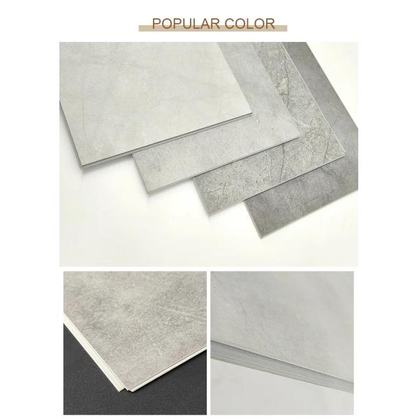 Modern Style Grey Tile Effect Bathroom PVC Wall Panels for Interior Wet Wall Cladding