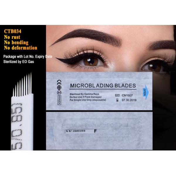 PMU Cosmetic / Micro-Leaf Nano-Blade / Needle 0.18 Mm Diameter For Microbladingbrows