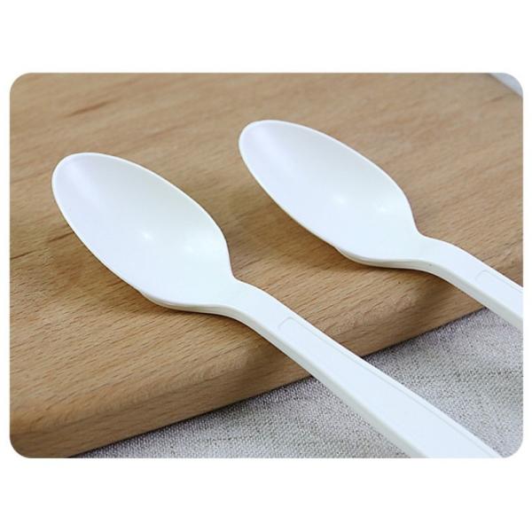6inch Biodegradable Cornstarch Tableware Individually Wrapped Disposable Cutlery Set