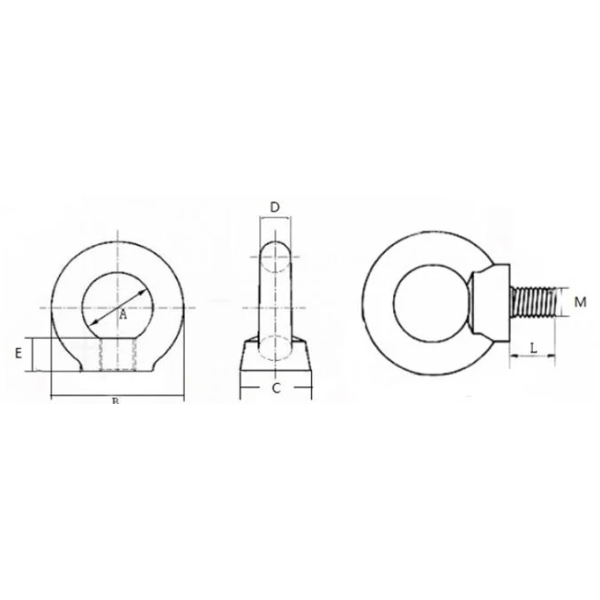DIN580 lifting eye bolt