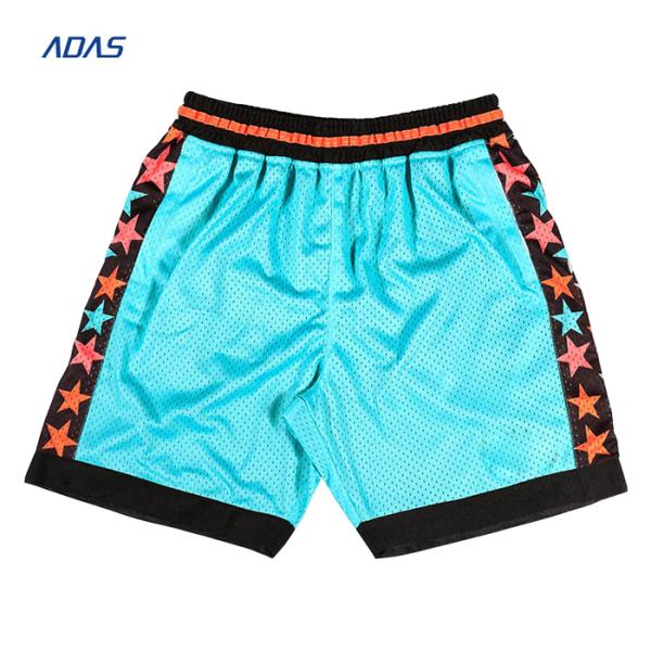 Custom Polyester Mesh Sublimated Basketball Shorts For Men Running Workout
