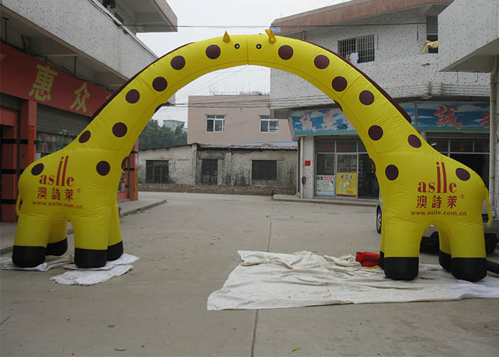 Customized Nylon Inflatable Advertising Arch / Opening Fashionable Inflatable Airblown Arch