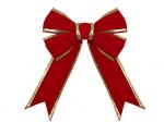 Red and Burgundy Holiday Glitter Velvet Bow Assortment 12" For Indoor / Outdoor