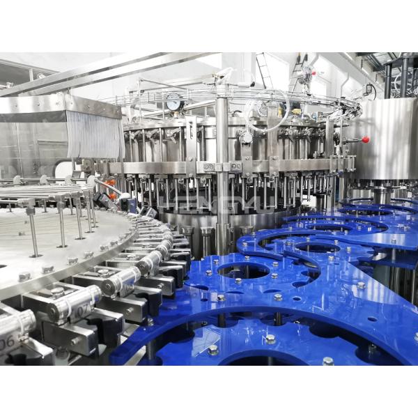 CSD Automatic Glass Bottle Easy to Open Ring Pull Cap Soft Carbonated Drinks Juice Beverage Filling Capper Capping Machine