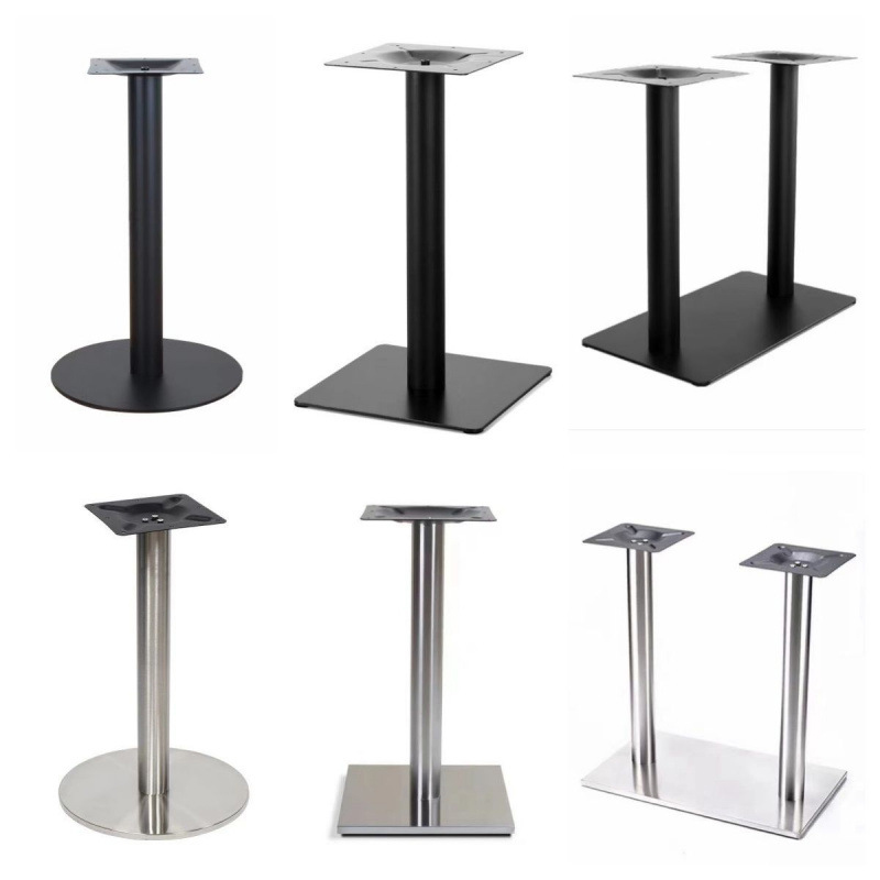 Modern Classic Metal Rectangular Table Wrought Iron Furniture Legs Dining Table Coffee Table Restaurant Outdoor Furniture