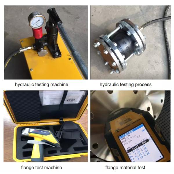 DIN ANIS JIS SS304 flange type double sphere rubber expansion joint EPDM NR NBR rubber