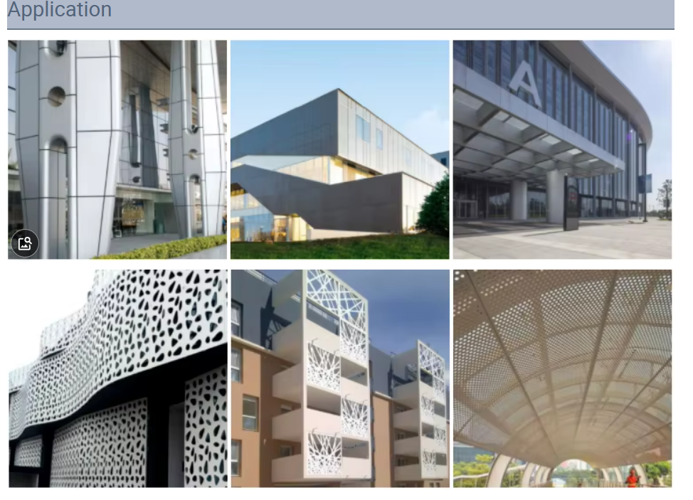 Customized Hole Shape Stainless Steel Perforated Metal Mesh for Architectural Facade Applications