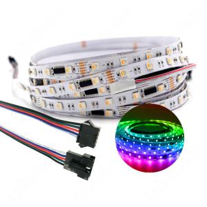 Buy cheap Dmx512 LED Pixel Strip Light Dual Row 5050 Rgbw Rgbww 4 In 1 Full Color Programmable product