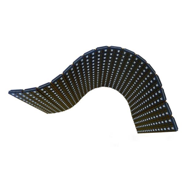 Indoor Soft Flexible LED Display durable Soft Rubber Module Full Color Indoor