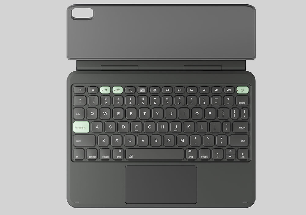 Laudtec Aluminum Magic Keyboard for Apple Magnetic Key Board Customize Language Layout for iPad Pro 11 13 Pouce M4 M5 Pbk350 Wholesale OEM/ODM/Private