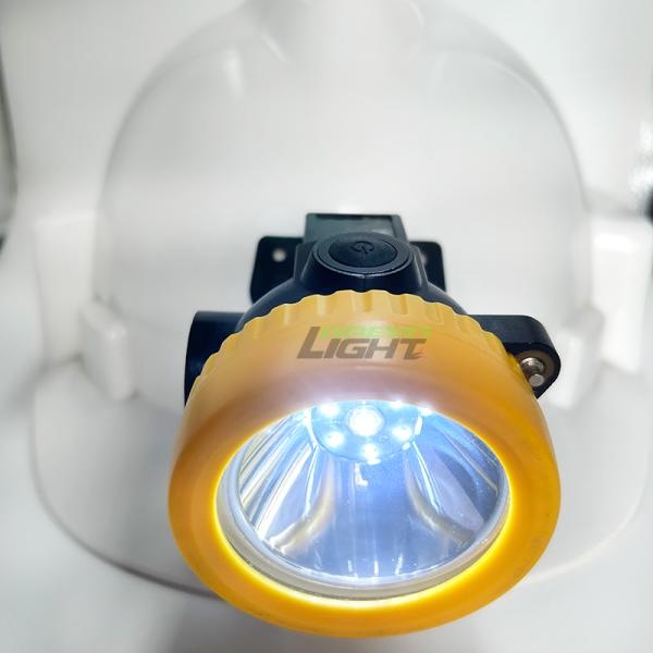 Industrial Safety Cap Lamp Rechargeable LED Mining Lamps with Single Point Charger Headlamp Offering Extended and Long Life