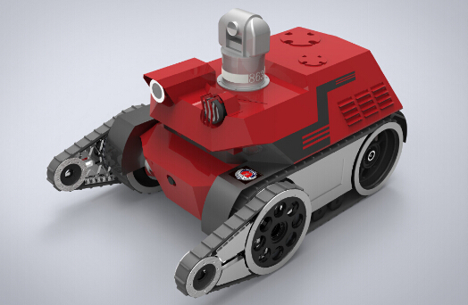 Fire reconnaissance robot RXR-C7BD