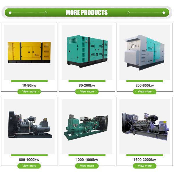 Shx Generator 1 Mw Power diesel Generator Electric Generator