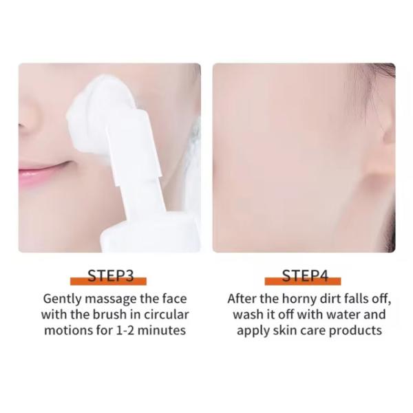 Turmeric Kojic Acid Mousse Clean Clear Skin Niacinamide Brightening Foaming Face Wash Cleanser for Dark Spots Skin