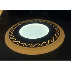 Warm White Round Surface Mounted Light , Pattern Led Surface Panel Light