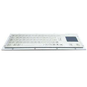 Buy cheap Metal Industrial Kiosk Keyboard Back Side Mounting Engraved Graphics product