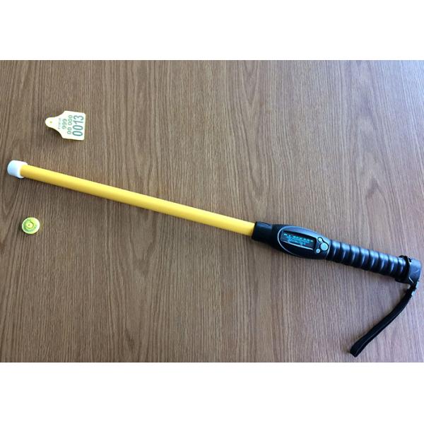 Long Range Animal RFID Stick Reader For Scan Ear Tag , Sheep Eid Reader