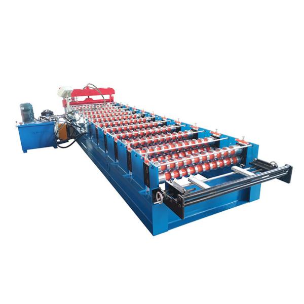 Aluminium Corrugated Sheet Roll Forming Machine High Speed