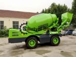 Auto Self Loading Concrete Mixer Truck with PLC Weighing System