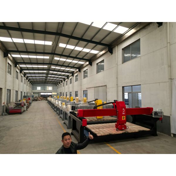 4+1 Axis Stone Bridge Cutting Machine Motor Engine Gearbox Granite/Marble Customizable Cutting Length 3200mm ZEUS CNC 220V/380V