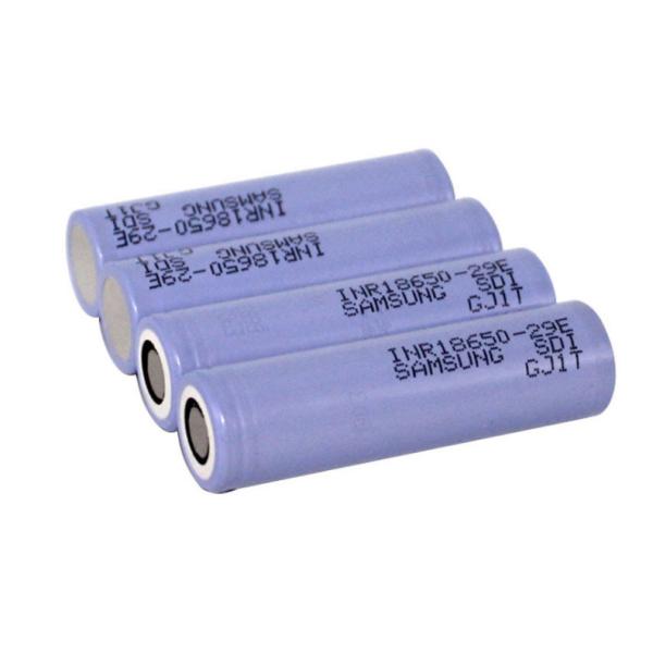 Ultra High Power Brand ICR18650-29E Li-ion Battery Cells 3.6V 2900mAh for Electronic Toys、E-cigarettes、Electric Razor