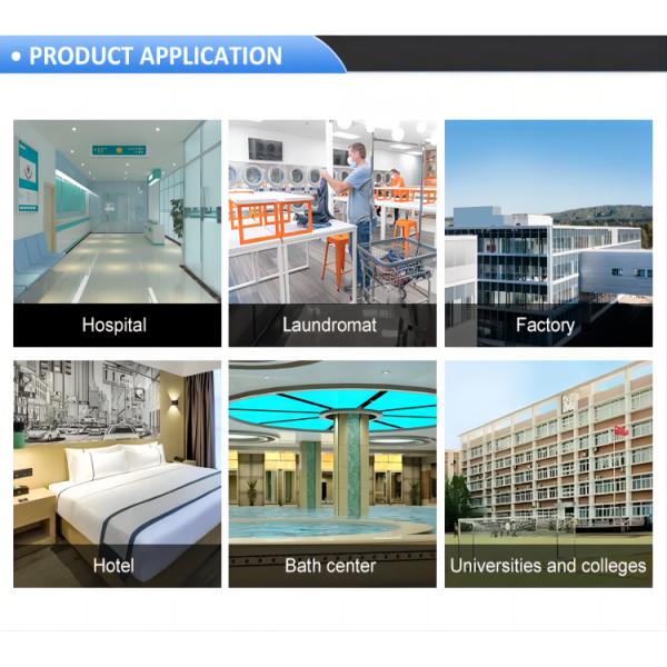 Fully Automatic Commercial Laundry 22kg*2 Stack Tumble Dryer Machines for Home University Hotel