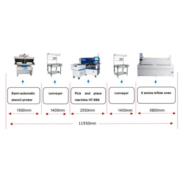 Multifunctional led bulb/tube/lens/display making machine 45000CPH pick and place machine