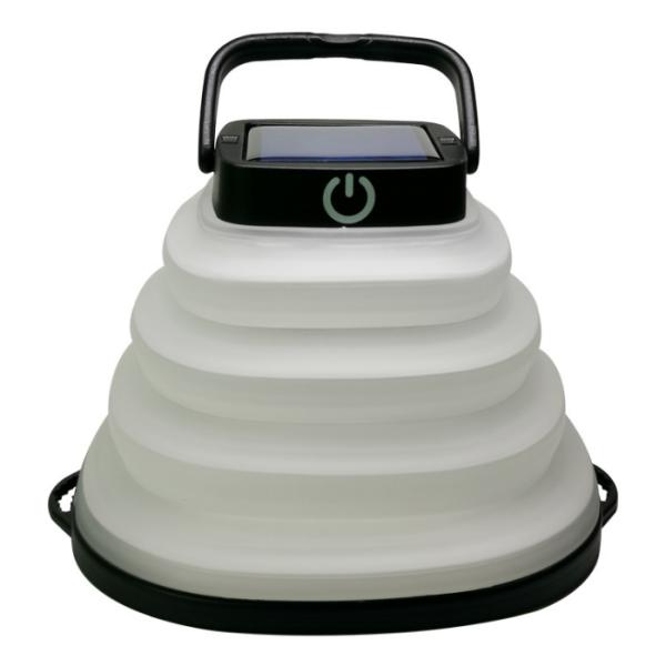 IP65 Silicon Collapsible Solar Lamp LED Collapsible Solar Camping Light USB Rechargeable