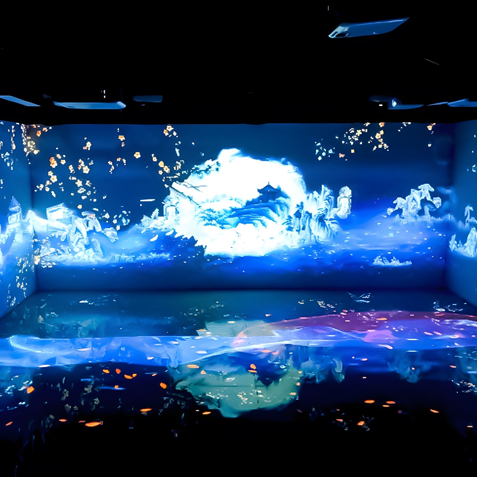 Digital Art Museum Exhibition 3d Immersive Mapping Projector Interactive
