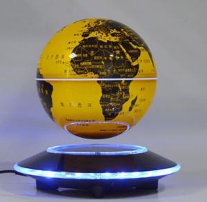 Buy cheap led light UFO floating levitation globe, magnetic levitation bottom 6inch globe lamp light for decor gift from wholesalers