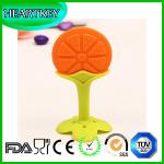 Silicone Baby Teether-100% Food grade -vegetables,Fruit-A variety of Baby