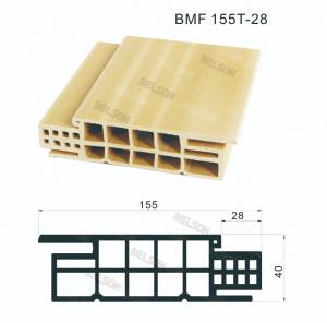 Buy cheap 155mm T Type 28mm WPC Profile Hotel Apartment Villa WPC Window Frame product