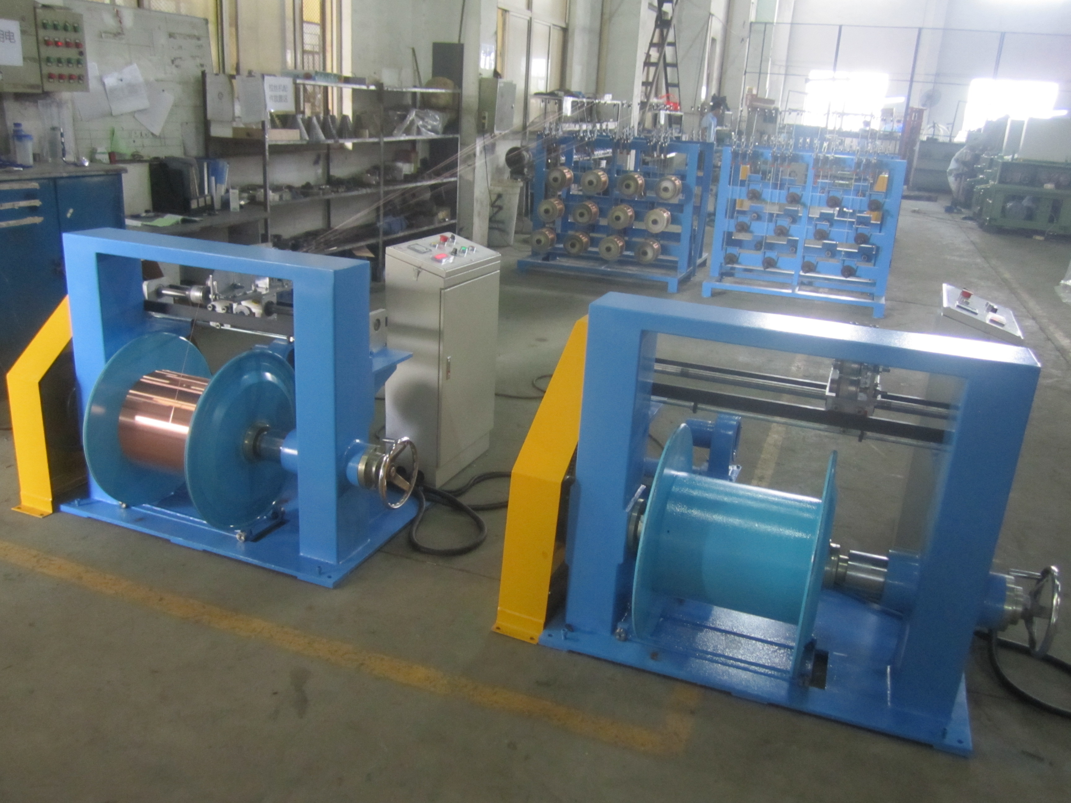 Active Type Wire Bunching Machine Automatic 500 Bobbin PLC Control Equipment