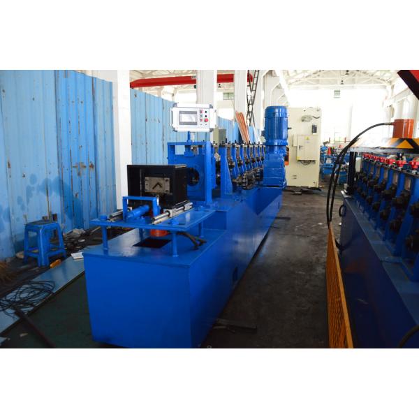 11 Stations Roller Rack Roll Forming Machine , Steel Angle Rolling Machine With Control Box