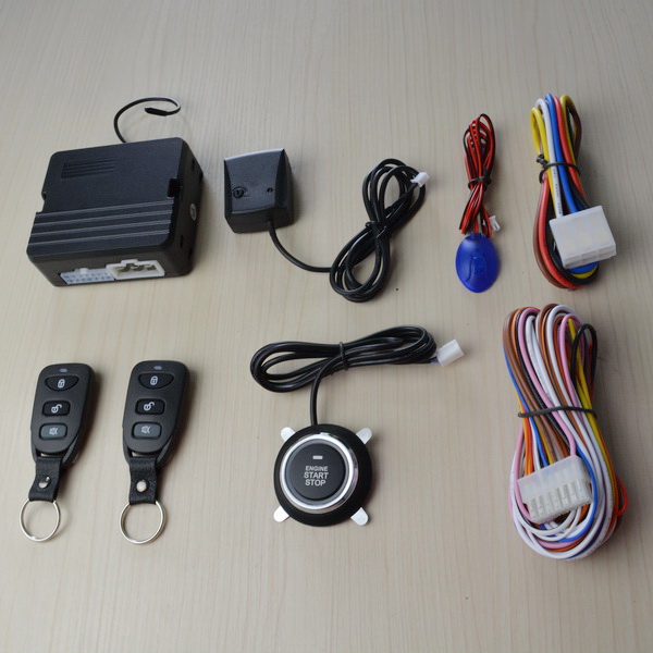 Universal Car Alarm One Button Smart start system with vehicle gps locator