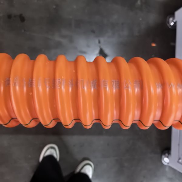 HDPE Carbon Spiral Cable Protection Conduit Manufacturing Machine Plastic Pipe Production Line