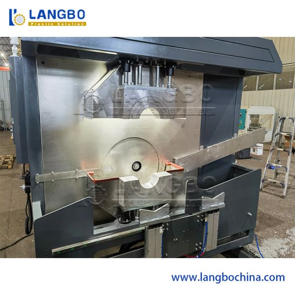 Plastic Pipe Threading Machine with CNC/PLC Control System for Multi Size Pipes and Automatic Centering