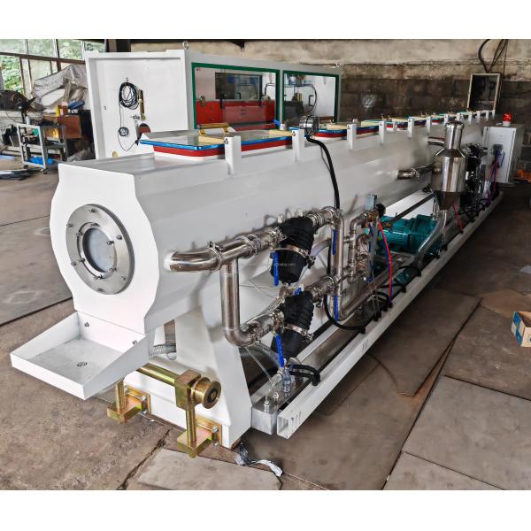 90kw Single Screw Hdpe Pipe Extrusion Machine For Gas Pipe