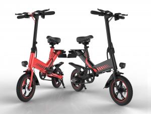 Buy cheap 120KG Load Capacity Compact Folding Electric Bike 400W Power Drive For Tourism product