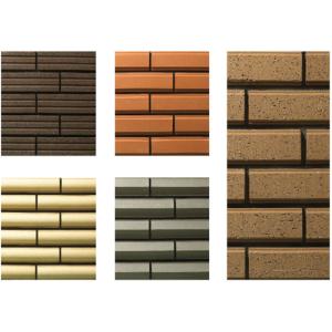 Buy cheap Plane Surfaces Special Shaped Bricks , Clay Thin Veneer Brick Customized product