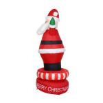Christmas Inflatable Snowman Airblown Santa 6 FT LED Lighted Decoration
